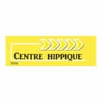 Flèche "Centre Hippique" - jaune - droite