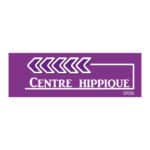 Flèche "Centre Hippique" - violet - gauche
