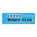 Flèche "Poney Club" - bleu - gauche