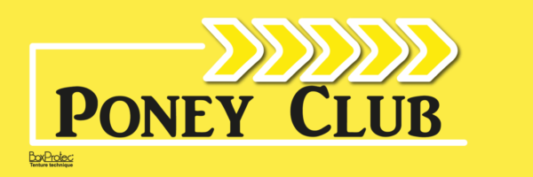 panneau flèche poney club jaune fléchage boxprotec