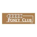 Flèche "Poney Club" - marron - gauche