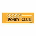 Flèche "Poney Club" - orange - gauche