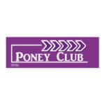 Flèche "Poney Club" - violet - droite