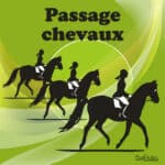 Panneau “Passage de chevaux” - vert