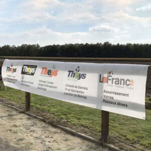 Toile intissé tour de piste 500 x 80 cm