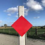 Lot de fanions d'obstacles carrés