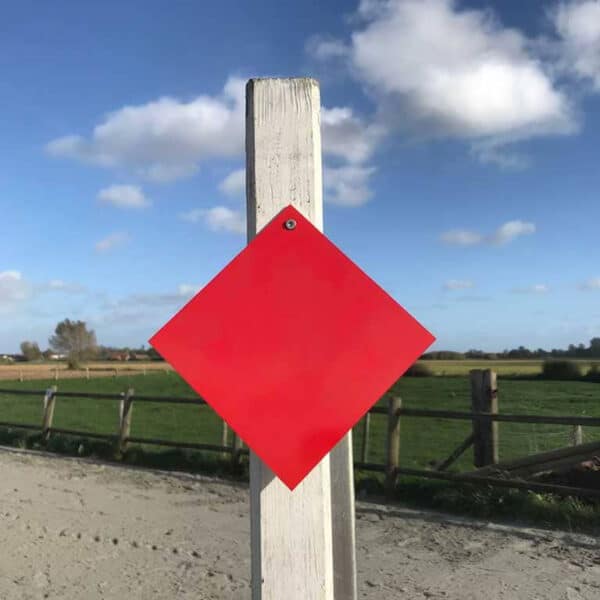 Lot de fanions d'obstacles carrés