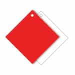 Lot de fanions d'obstacles carrés