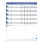 Planning journalier et divers 80 x 100 cm