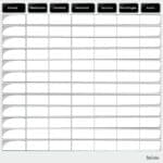 Planning de soins - Noir