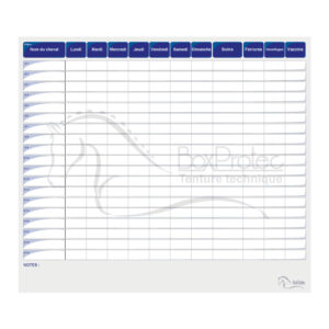 Planning de semaine soins et vaccins