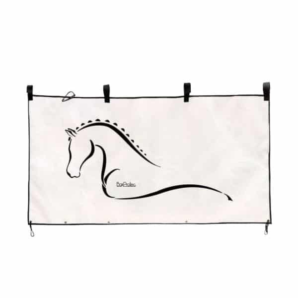 Tenture de box - blanc