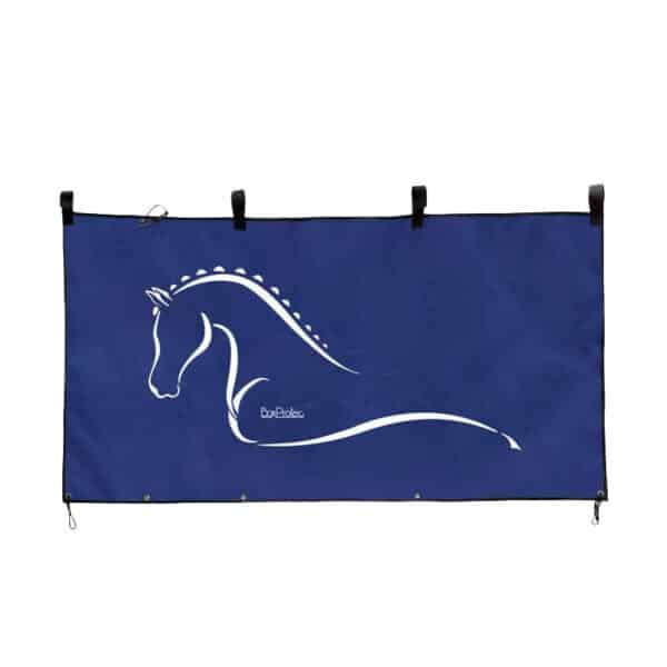 Tenture de box - bleu-marine