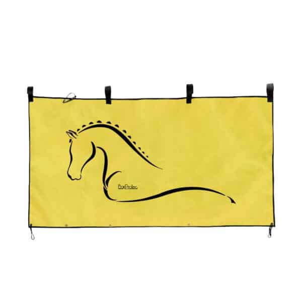 Tenture de box - jaune Tenture de box - jaune