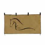 Tenture de box - marron