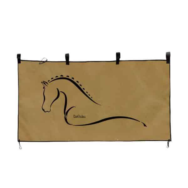 Tenture de box - marron Tenture de box - marron