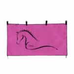 Tenture de box - rose