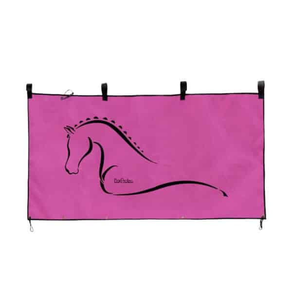 Tenture de box - rose Tenture de box - rose