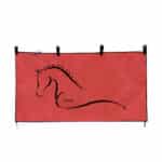 Tenture de box - rouge