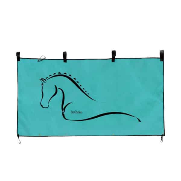 Tenture de box - turquoise Tenture de box - turquoise