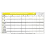 Tableau de gestion des casques - Jaune