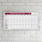 Tableau de gestion des casques