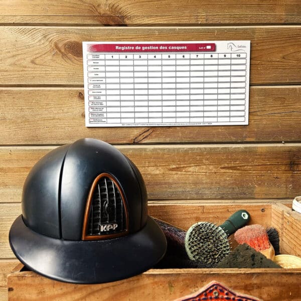 Tableau de gestion des casques