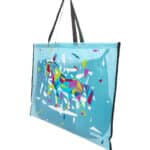 Sac à tapis de selle séchant - motif cheval - turquoise