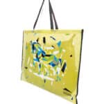 Sac à tapis de selle séchant - motif cheval - jaune