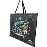 Sac à tapis de selle séchant - motif cheval - noir