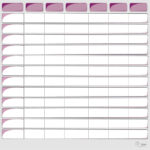 Planning vierge - Bordeaux