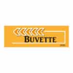 Flèche "Buvette" - orange - gauche