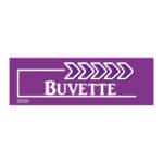Flèche "Buvette" - violet - droite