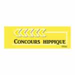 Flèche "Concours Hippique" - jaune - gauche