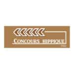 Flèche "Concours Hippique" - marron - gauche