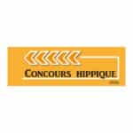 Flèche "Concours Hippique" - orange - gauche