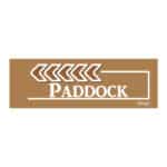 Flèche "Paddock" - marron - gauche