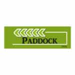 Flèche "Paddock" - vert - gauche