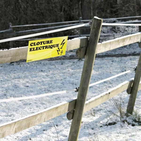 Panneau "Clôture électrique"