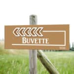 Flèche "Buvette"