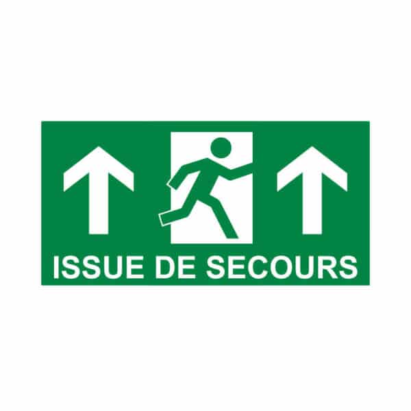 Panneau “Issue de secours” - haut Panneau “Issue de secours” - haut