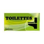 Panneau "Toilettes" - Vert