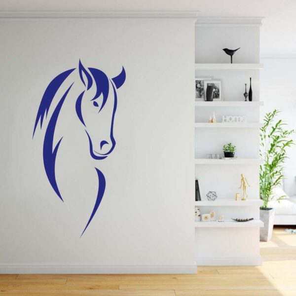 stickers mural cheval décoration intérieur modèle 11