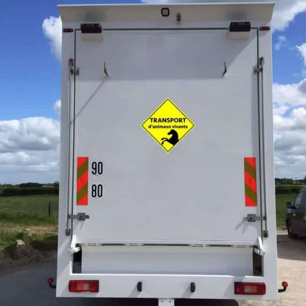Autocollant “Transport animaux vivants”