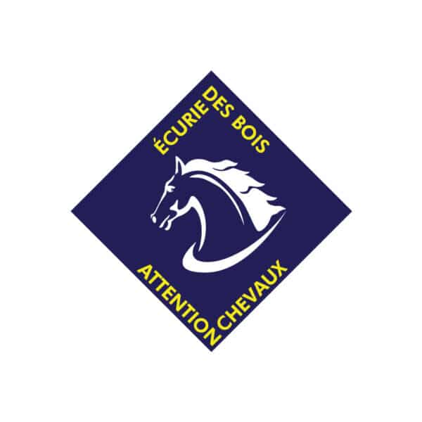 Autocollant "Attention Chevaux" - Personnalisé Autocollant "Attention Chevaux" - Personnalisé