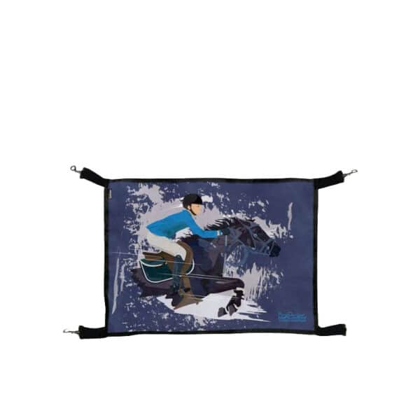 Porte de box dessin de cavalier Porte de box dessin de cavalier