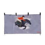 Tenture de box dessin de cavalière