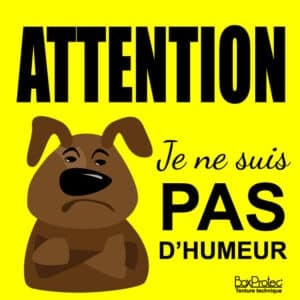 Panneau “Attention au chien"
