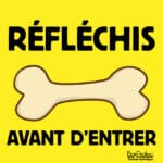 Panneau “Attention au chien"