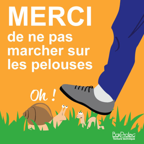 Panneau "Ne pas marcher sur les pelouses" - Humour Panneau "Ne pas marcher sur les pelouses" - Humour